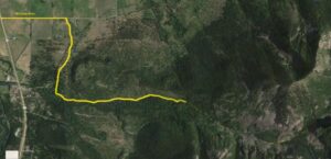 Map to Finley Lake